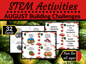 STEM Activities: August Building Challenges