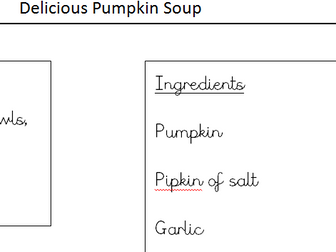 Pumpkin Soup Recipe Template