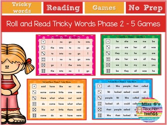 Reading games Bundle - Tricky words, CVC, CVCC, all RWI Phonics ...