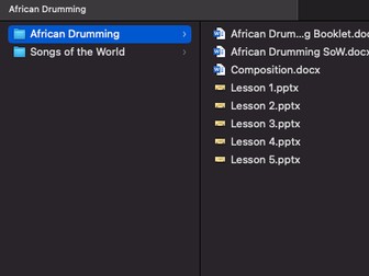 KS3 Music - African Drumming
