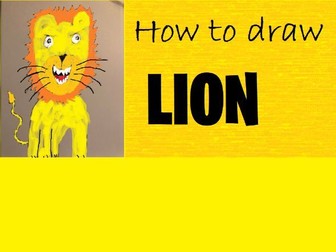 'How to draw a lion' Activity