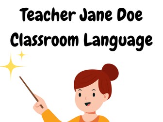 Classroom Language Booklet