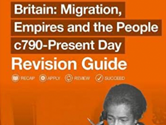 GCSE history- Britain migration timeline (P2;SC)