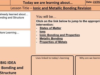 AQA C2 - Ionic and Metallic Bonding