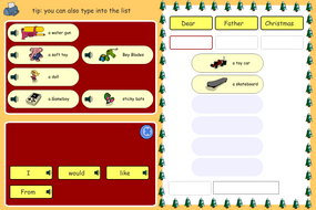 Christmas List Interactive Activity - Christmas KS1
