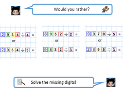 division mastery differentiated worksheets year 3 and 4