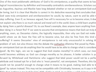 Nature of God essay philosophy