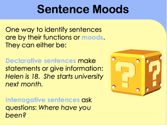 Sentence Structure Terminology