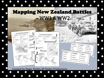 Mapping New Zealand Battles - WW1 & WW2