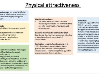 Relationships Revision AQA Psychology Paper 3