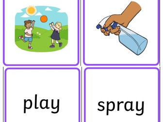 Phase 5 Word and Picture Matching Cards