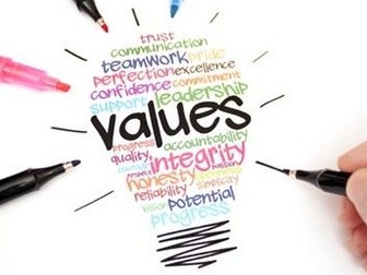 A strategy for embedding values, including fundamental British values