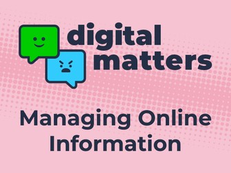 Digital Matters: Managing Online Information
