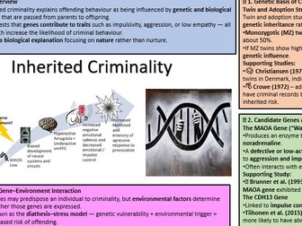 Eduqas Psychology Criminal Behaviours