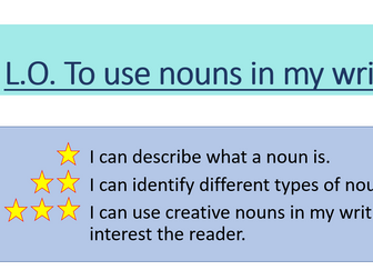 KS1 English SPAG- Using Nouns in Writing