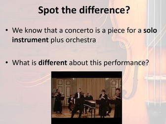 GCSE Music - Baroque Concerto Grosso