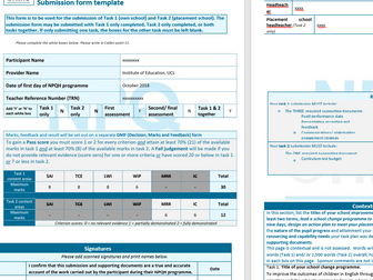 NPQH Task 1 and 2