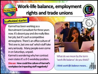 Careers -  Work Life Balance + Employment Rights