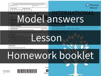 iGCSE Edexcel History Medicine exam lesson, model answers, exam map