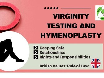 Virginity testing and hymenoplasty