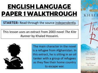 2026 SPEC: AQA Lang Paper 1 The Kite Runner