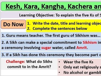 Sikhism - Learning the 5 Ks