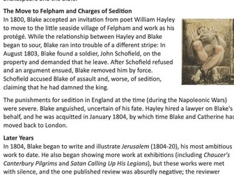 William Blake Biography