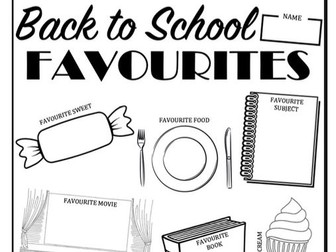 About Me - Get to know the children's favourites