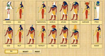 Guess Who: Egyptian Gods 