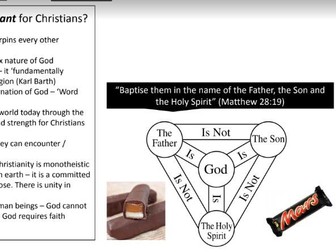 GCSE RS AQA Revision: Christianity Beliefs & Teachings
