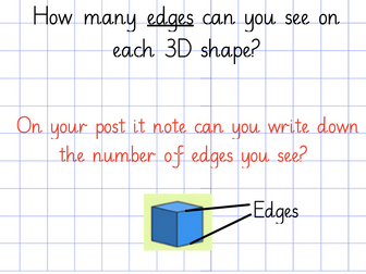Year 2 3D Shape Lesson with Flipchart and Resources