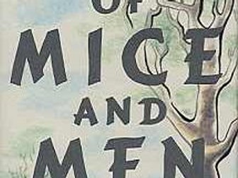 'Of Mice and Men' Intro SoW - History and Context of 1930s USA