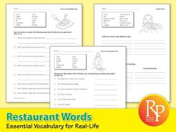 Restaurant Words: Essential Vocabulary