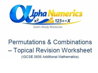 Permutations & Combinations IGCSE 0606