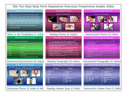 Body Parts Explanation-Exercises Presentation