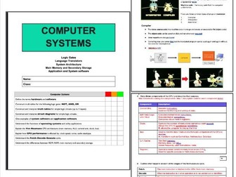 Computer System Revision Pack with Exam Q & Answers