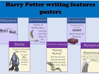 KS2 writing features display Harry Potter