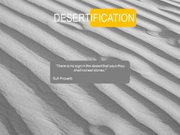 Desertification