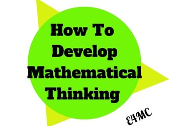 How to develop effective mathematical thinking in the primary classroom.