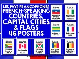 FRENCH-SPEAKING COUNTRIES POSTERS | Teaching Resources