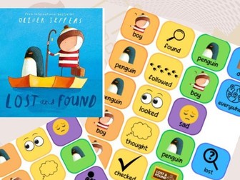 Lost and Found colourful semantics- build a sentence