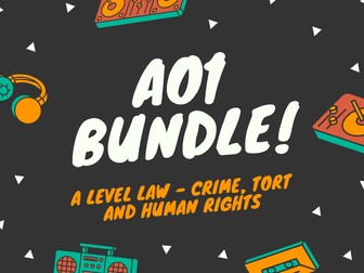 OCR CRIME, TORT AND HUMAN RIGHTS AO1 SHEETS