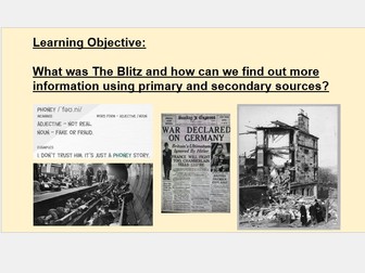 KS2 WW2: Lesson 2, what was The Blitz?