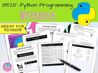 Python Programming AQA GCSE Computer Science Workbook (8525)