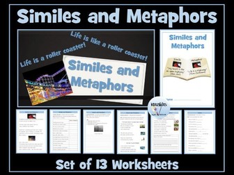 Similes and Metaphors Worksheets