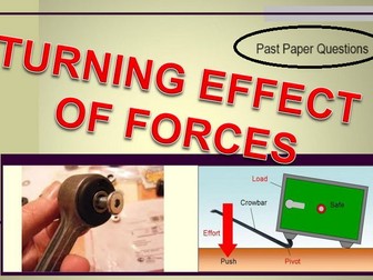 Turning Effect of Forces Questions - IGCSE/ O Level