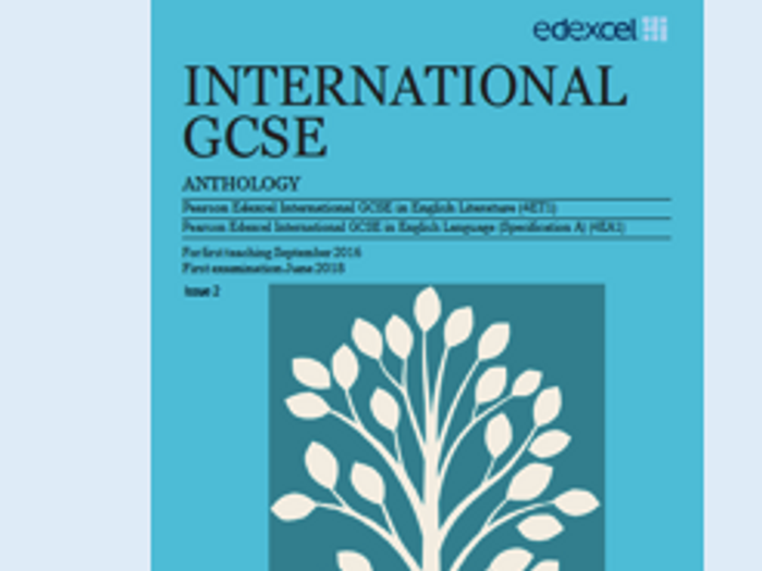 2 Lessons - English Literature Edexcel IGCSE - Anthology Poetry ...