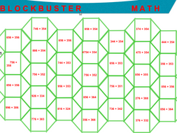 Hundred Mental Addition Blockbuster For Lower Ks2 Blank Hundred Mental Addition Blockbuster For Lower Ks2 Blank Template To Add Your Own Numbers Incl By Seamail Teaching Resources