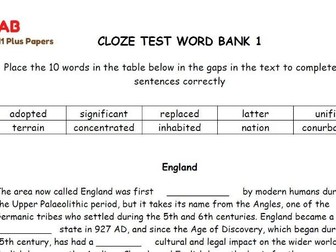 Word Bank Year 5 - 27 Worksheet with Free Answers