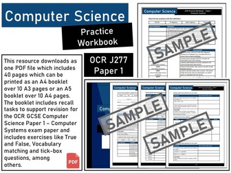 OCR GCSE (J277) Computer Science Practice Workbook - Paper 1